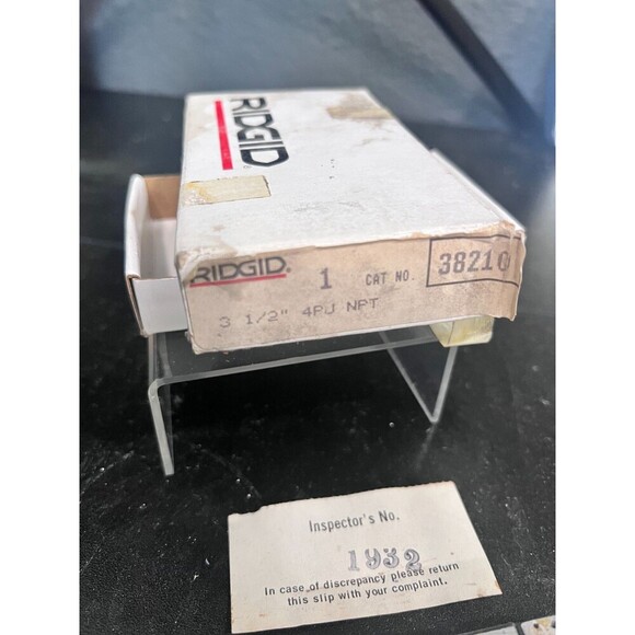 RIDGID 1/2" 4PJ NPT UNF Alloy Steel Universal Bolt Dies 38210 - Picture 3 of 11